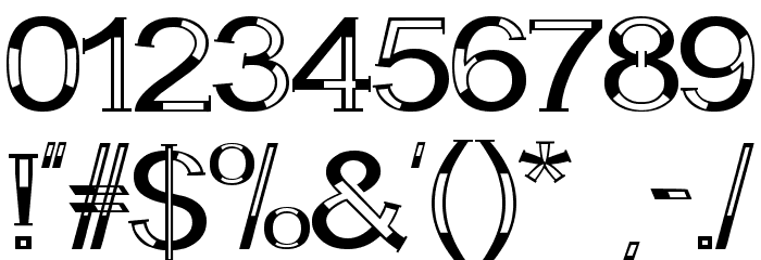 A Bit Empty Font OTHER CHARS