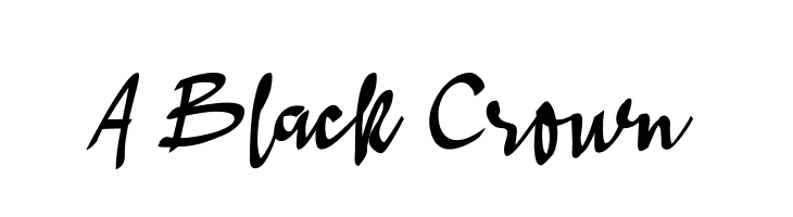 A Black Crown  font caratteri gratis