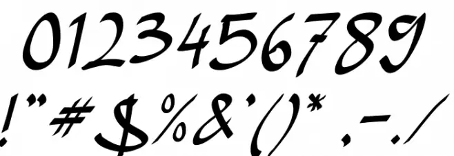 A Black Crown Font OTHER CHARS