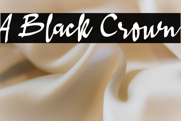 A Black Crown Example 3