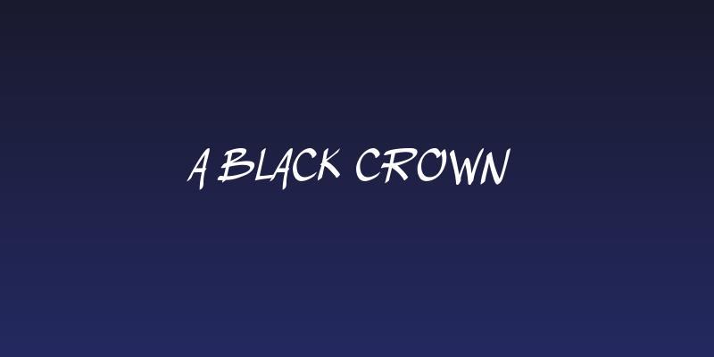 A Black Crown Social Header