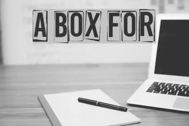 A Box For Шрифта examples