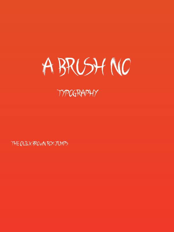 A Brush No Poster