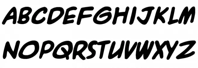 A-C-M-E--Explosive--Bold Caratteri MINUSCOLO