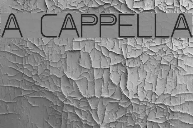 A CAPPELLA Example 1