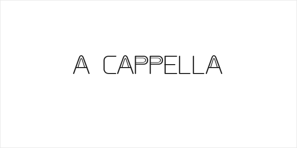 A CAPPELLA Logo
