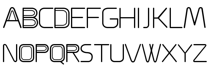 A CAPPELLA Font LOWERCASE