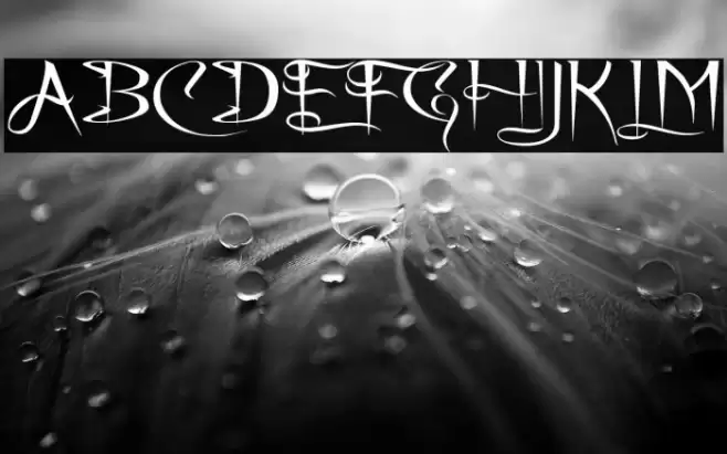 A Charming Font Expanded Polices examples