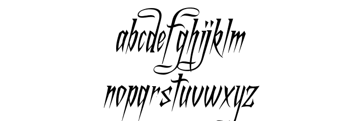 A Charming Font Italic Font LOWERCASE
