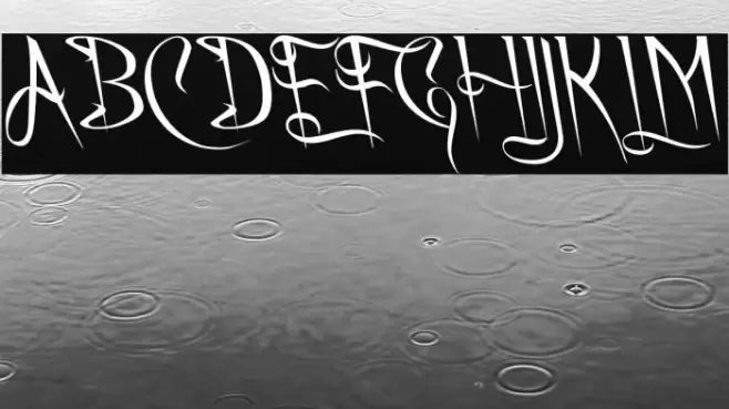 A Charming Font Leftleaning Fonte examples