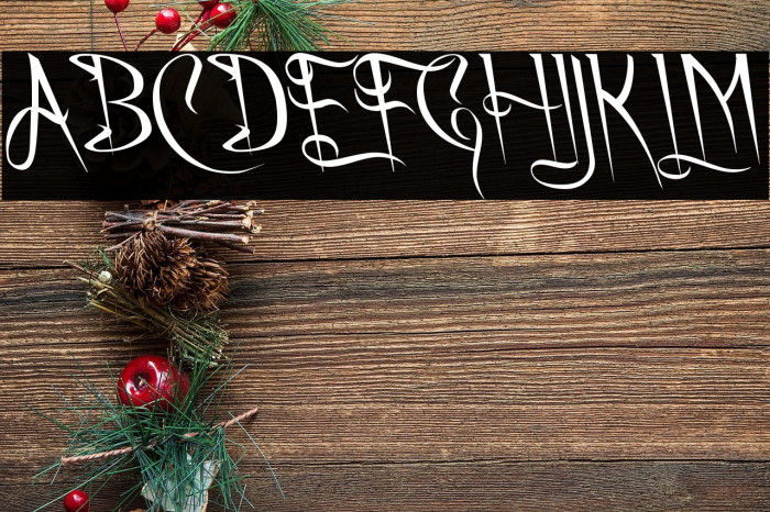 A Charming Font Leftleaning Example 2