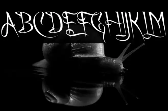 A Charming Font Leftleaning Fonte examples