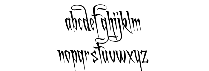 A Charming Font Leftleaning Fonte MINÚSCULAS