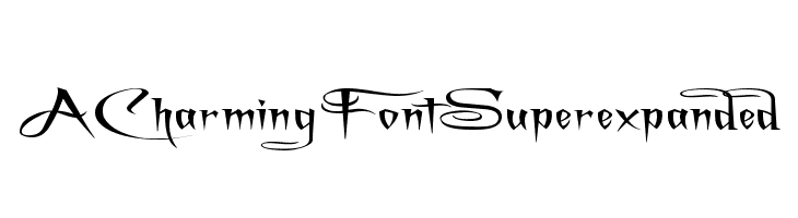 A Charming Font Superexpanded  免费字体下载