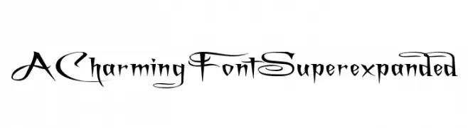 A Charming Font Superexpanded  フリーフォントのダウンロード
