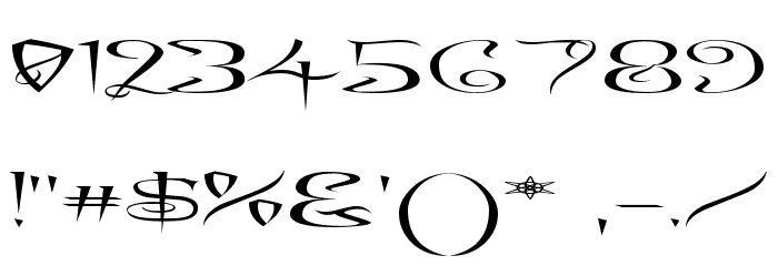 A Charming Font Superexpanded Polices AUTRES CHARS