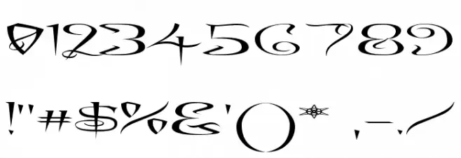 A Charming Font Superexpanded Polices AUTRES CHARS
