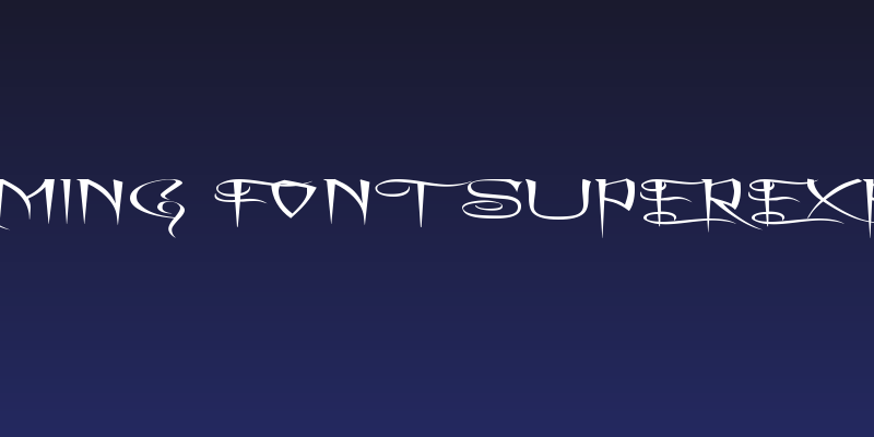 A Charming Font Superexpanded Social Header