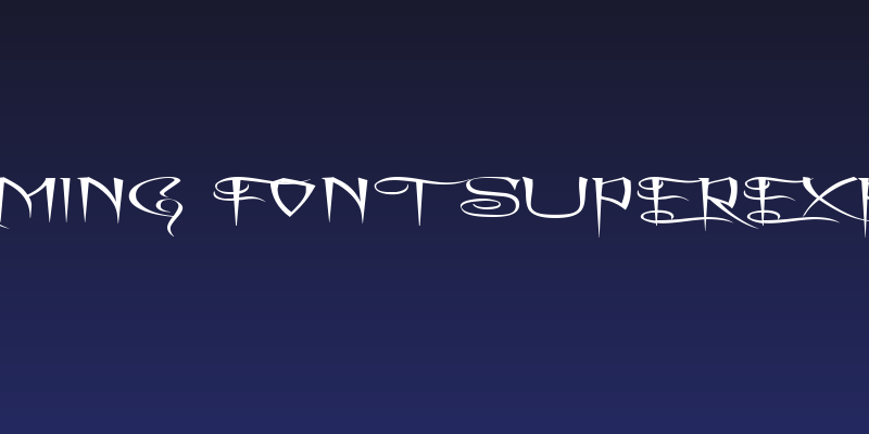 A Charming Font Superexpanded Social Header