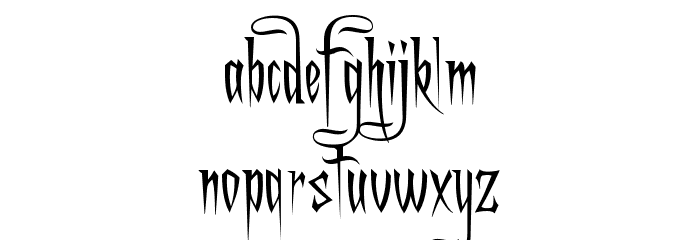 A Charming Font Font LOWERCASE