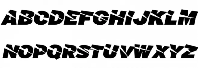 A-Cuchillada Font Litere mari