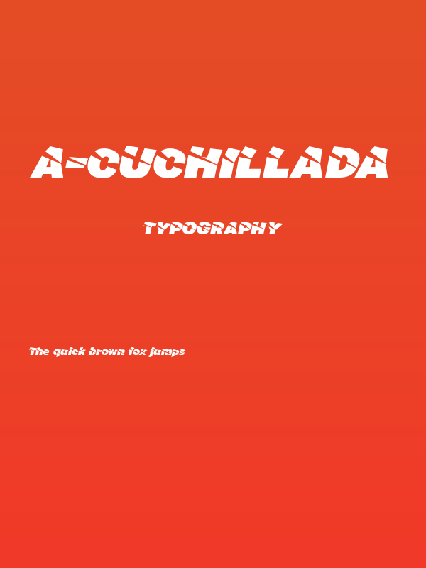 A-Cuchillada Poster