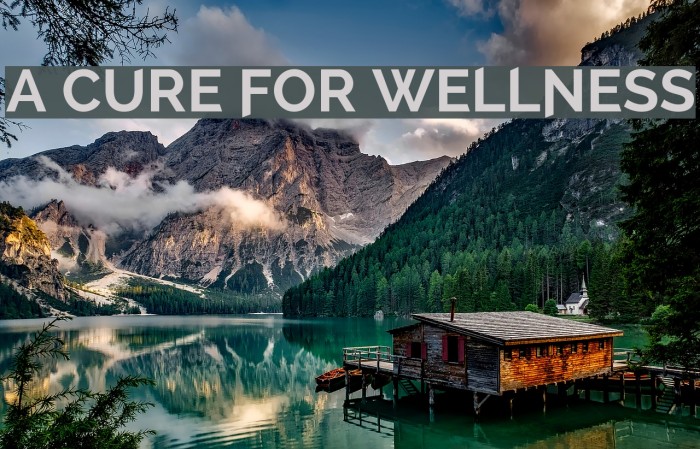A Cure For Wellness Font examples