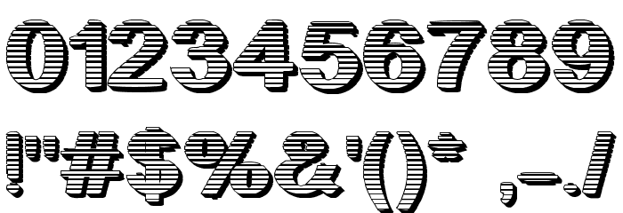 A Cut Above The Rest Font OTHER CHARS