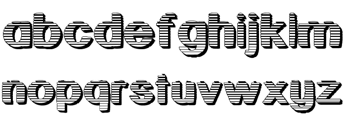 A Cut Above The Rest Font LOWERCASE