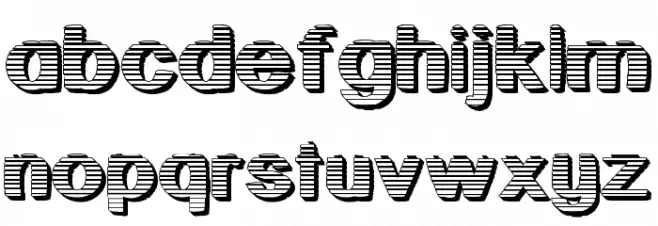 A Cut Above The Rest 字体 小写