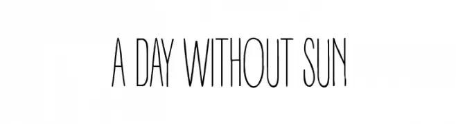 A DAY WITHOUT SUN  les polices de caractères gratuit tlcharger