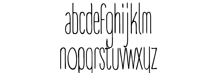 A DAY WITHOUT SUN Font LOWERCASE