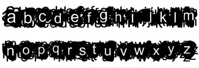 A Damn Mess Schriftart Groß