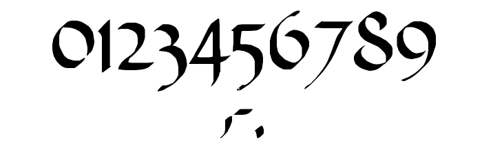 A Dark Wedding Font Alte caractere