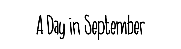 A Day in September Fonte