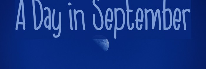 A Day in September Font examples