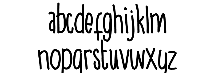 A Day in September Font LOWERCASE