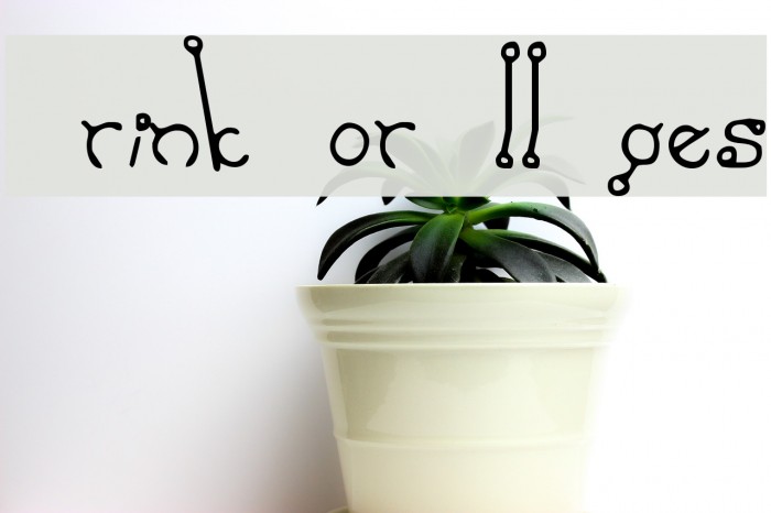 A Drink For All Ages Schriftart examples