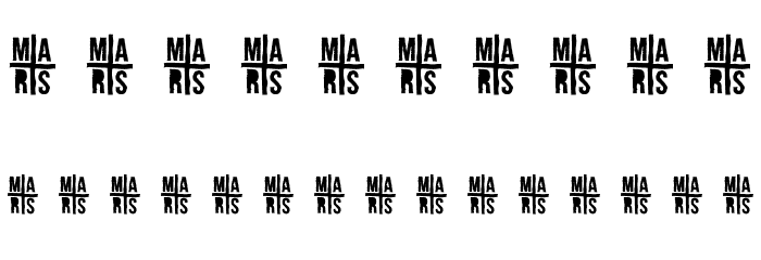 A-FOR-A Font OTHER CHARS