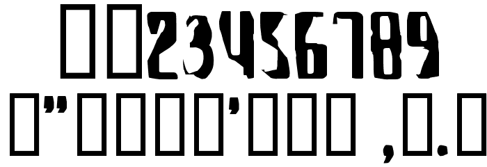 A Font For The Computer People Font OTHER CHARS