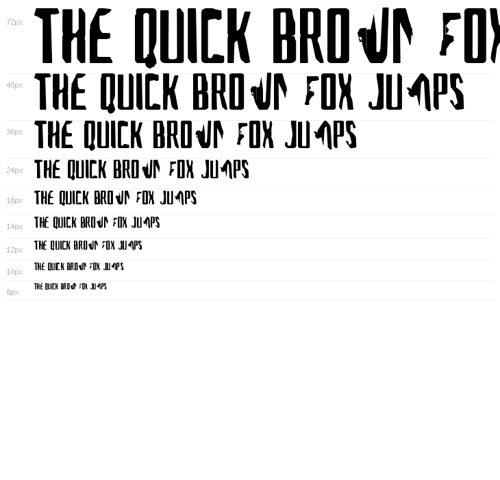 A Font For The Computer People Waterfall