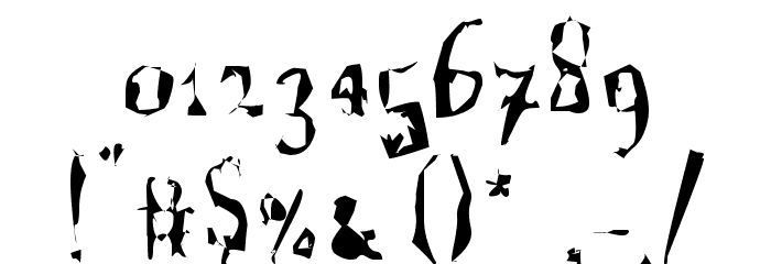 A Font with Serifs. Disordered Fonte OUTROS PERSONAGENS