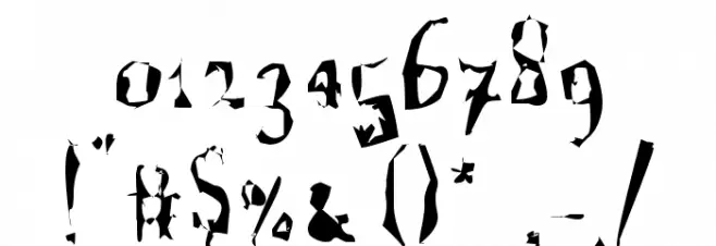 A Font with Serifs. Disordered Fonte OUTROS PERSONAGENS