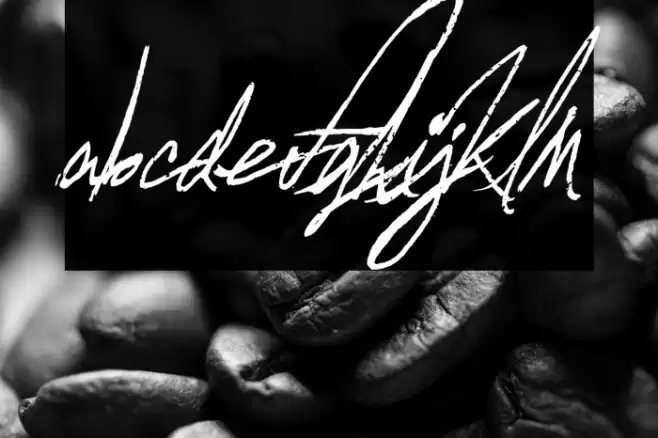 A Glitch In Time フォント examples