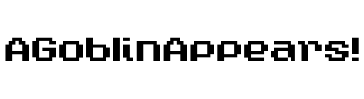 A Goblin Appears!  Descarca Fonturi Gratis