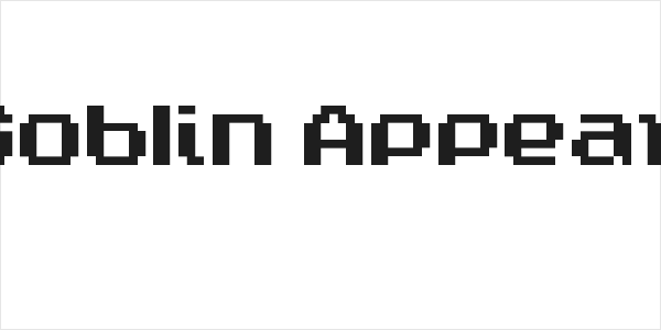 A Goblin Appears! Logo