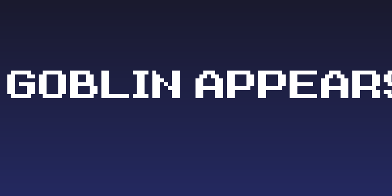A Goblin Appears! Social Header