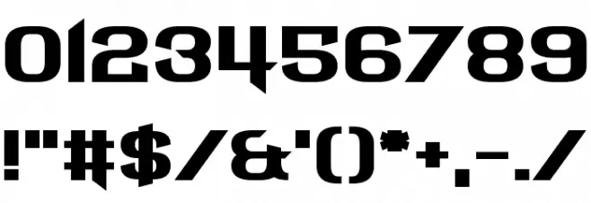 A Grazing Mace Font OTHER CHARS