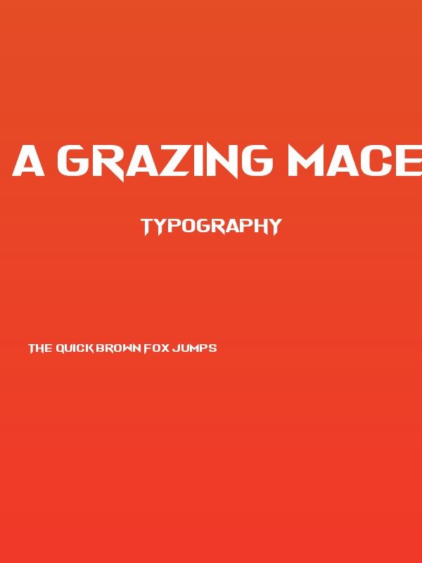 A Grazing Mace Poster