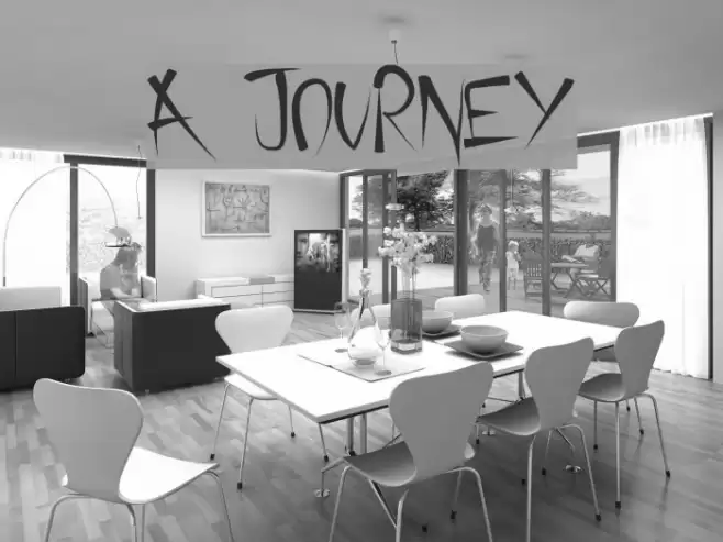 A Journey Font examples